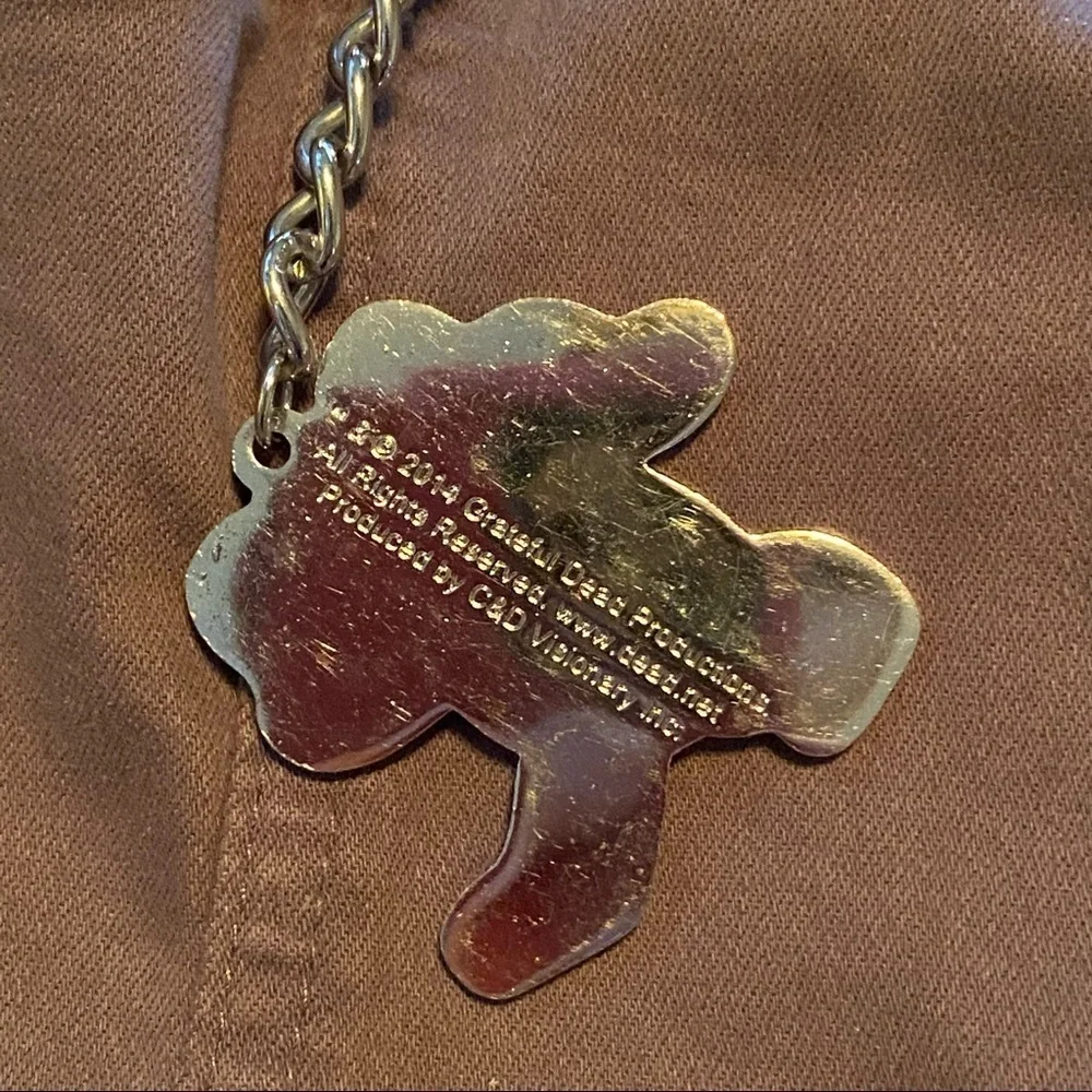 Dancing Bear Green Key Chain